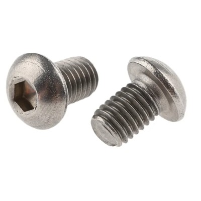 RS PRO Bright Zinc Stainless Steel Hex Socket Cap Screw, Hex Socket Drive, M8 x 12 mm 232-8322