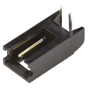 TE Connectivity AMPMODU Mod II Series Right Angle Through Hole PCB Header, 2 Contacts, 2.54 mm Pitch, 1 Row 280377-2