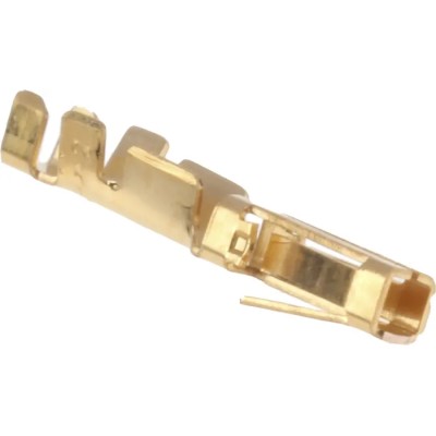TE Connectivity AMPMODU MOD II Series Female Crimp Terminal Gold Plated Phosphor Bronze Contact 3A Current 26-22 181270-2