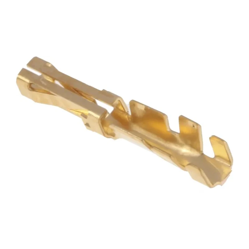 TE Connectivity AMPMODU MOD II Series Female Crimp Terminal Gold Plated Phosphor Bronze Contact 3A Current 26-22 181270-2