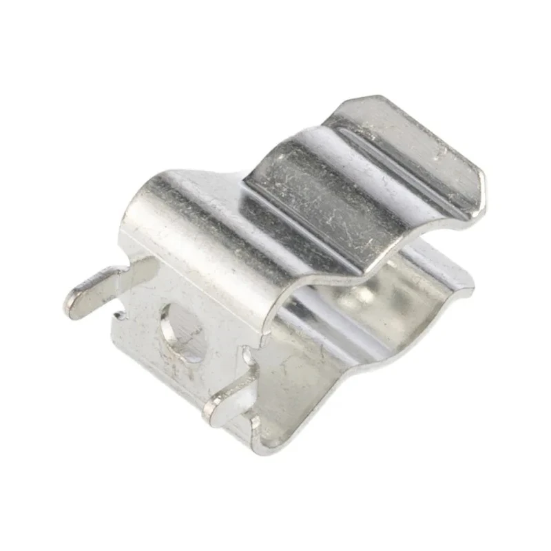 Eaton Panel Mount Brass Fuse Clip for 13/32 in Cartridge Fuse 15A 600V BK-1A3400-12-R