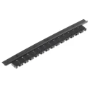 TE Connectivity AMPMODU MOD IV Shunt Straight Female Black Open Top 2 Way 1 Row 2.54 mm Pitch 142270-3