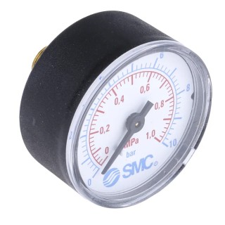 SMC 50 mm G 1/4 Type G Pressure Gauge 10 bar K4-10-50