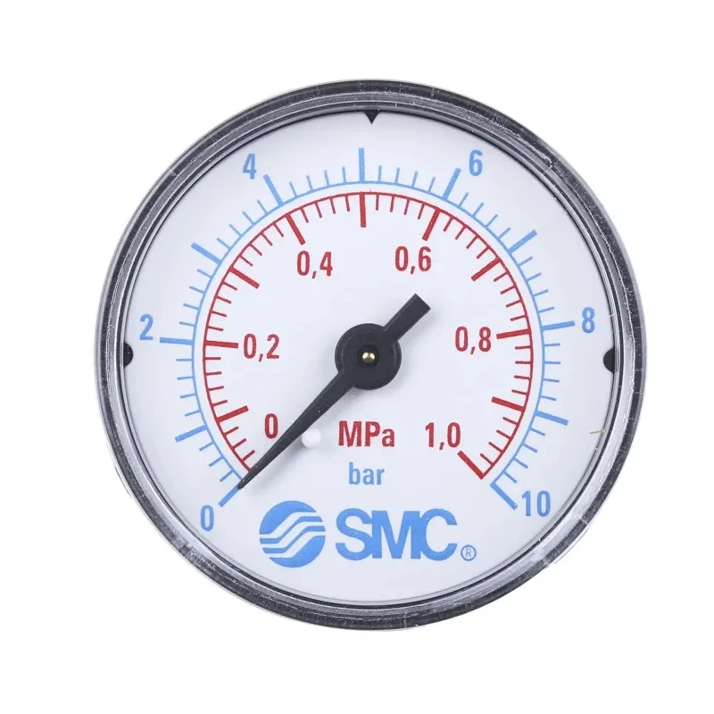 SMC 50 mm G 1/4 Type G Pressure Gauge 10 bar K4-10-50