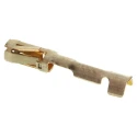 TE Connectivity AMPMODU MOD IV Series Female Crimp Terminal, 3A Current, Gold Plated Phosphor Bronze, 11.3mm Length 167023-1