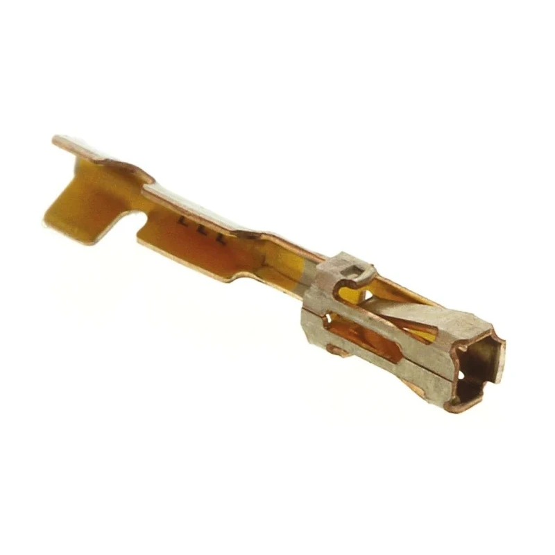 TE Connectivity AMPMODU MOD IV Series Female Crimp Terminal Gold Plated, 32 AWG Min, 28 AWG Max, 3A Current 167023-1