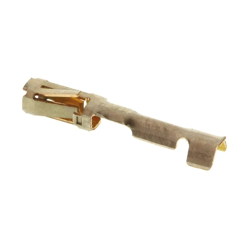TE Connectivity AMPMODU MOD IV Series Female Crimp Terminal Gold Plated, 32 AWG Min, 28 AWG Max, 3A Current 167023-1