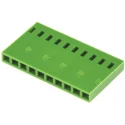 TE Connectivity AMPMODU MOD IV Female Connector Housing 2.54 mm Pitch 10 Way 1 Row Straight 1-925366-0