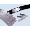 TE Connectivity Tie-on Cable Labels, Flame Retardant Polyolefin, 50.8 mm Width & Length, 250 Per Pack CM-SCE-1/4-4H-9