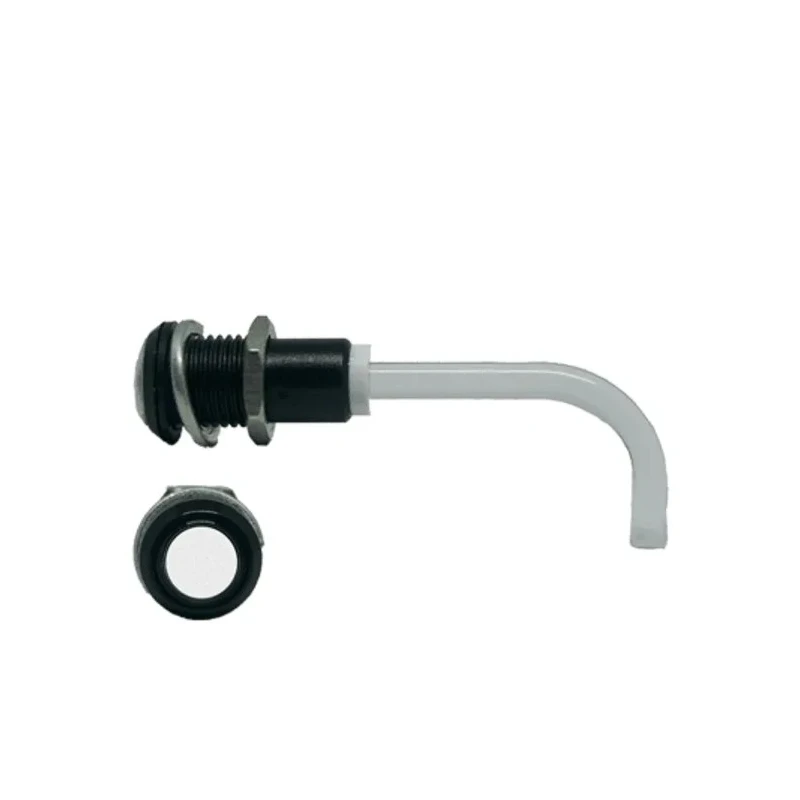 Bivar Panel 1-Way Right Angle Rigid LED Light Pipe Clear Black 9 mm RHD-0700-2500-F9P67PR