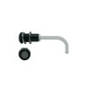 Bivar Panel 1-Way Right Angle Rigid LED Light Pipe Smoked Black 9 mm RHD-0900-3000-F9PS67PR