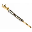 Souriau Sunbank by Eaton Male Crimp Circular Connector Contact 20 AWG Wire Size 20, 22AWG 13A 750V Gold over SM20WL3S26
