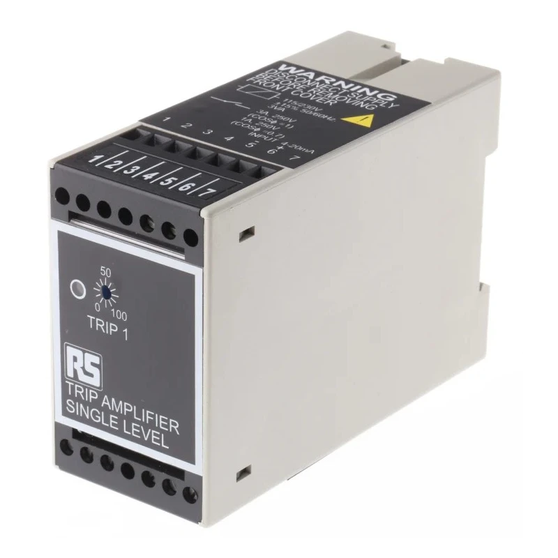 RS PRO Signal Conditioner Current Input Relay Output 115V AC 230V AC Supply 629-465