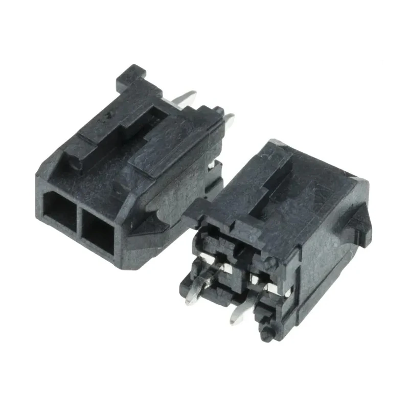 Molex Micro-Fit 3.0 Series Straight Through Hole PCB Header, 2 Contact, 3 mm Pitch, 2 Row, Shrouded 43045-0212