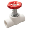 Fusion PPR Stop Valve White 63mm, Size 2 Inches