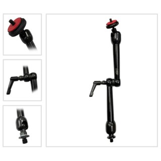 Noga Aluminium Steel Base & Arm, Centre Lock Arm Type, 266mm Overall Length, Model MG9038