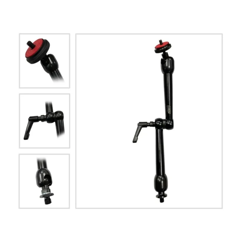 Noga Aluminium Steel Base & Arm, Centre Lock Arm Type, 266mm Overall Length, Model MG9038