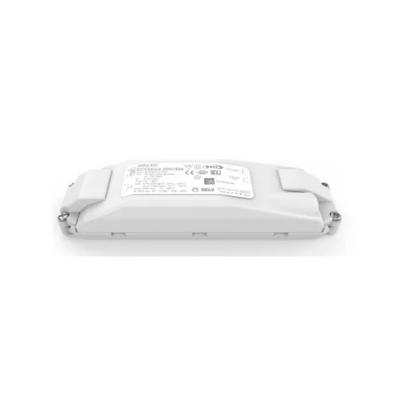 eldoLED 5 Output LED Driver, 2V to 40V, 20W, 1050mA Constant Current DALI Driver EC20MA-E1Z0D