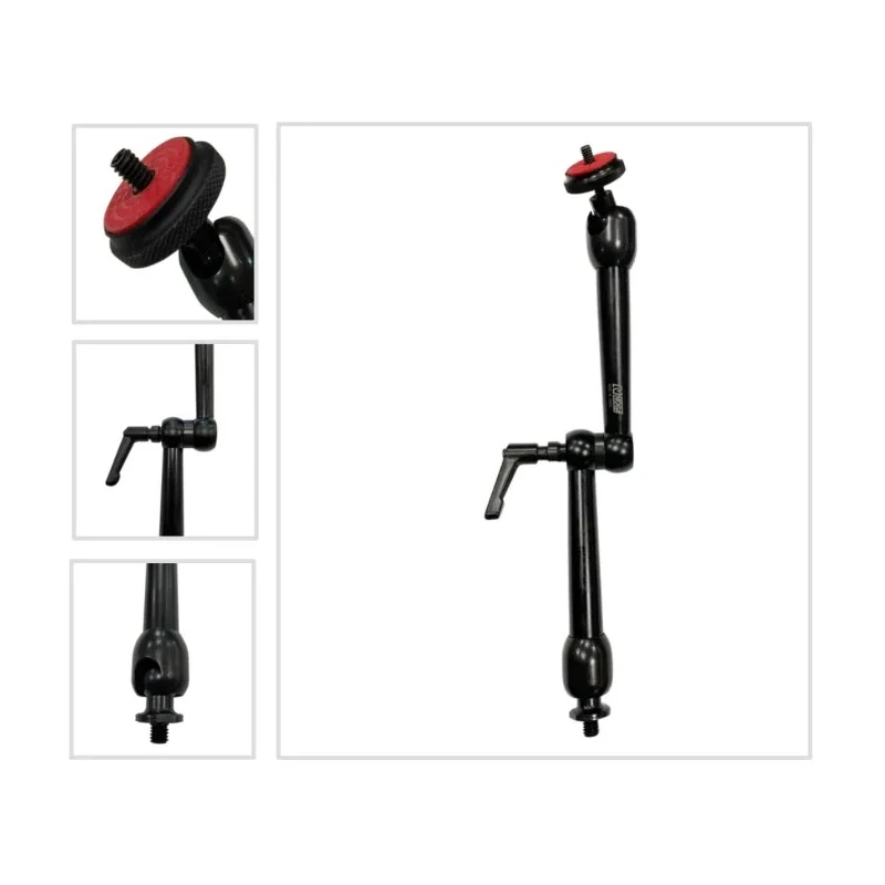 Noga Aluminium Steel Base & Arm, Centre Lock Arm Type, 266mm Overall Length, Model MG9038