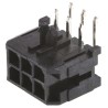 Molex Micro-Fit 3.0 Series Right Angle Through Hole PCB Header, 6 Contacts, 3 mm Pitch, 2 Row, Shrouded 43045-0600