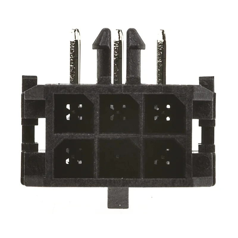 Molex Micro-Fit 3.0 Series Right Angle Through Hole PCB Header, 6 Contacts, 3 mm Pitch, 2 Row, Shrouded 43045-0600