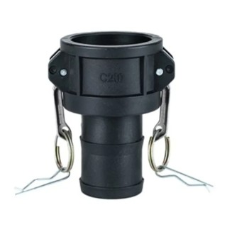 RS PRO Hose Connector Polypropylene Body Female 1-1/2 in Connection Size 25.4 mm ID 7 Bar Pressure 233-3346