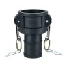 RS PRO Hose Connector Polypropylene Body Female 1-1/2 in Connection Size 25.4 mm ID 7 Bar Pressure 233-3346