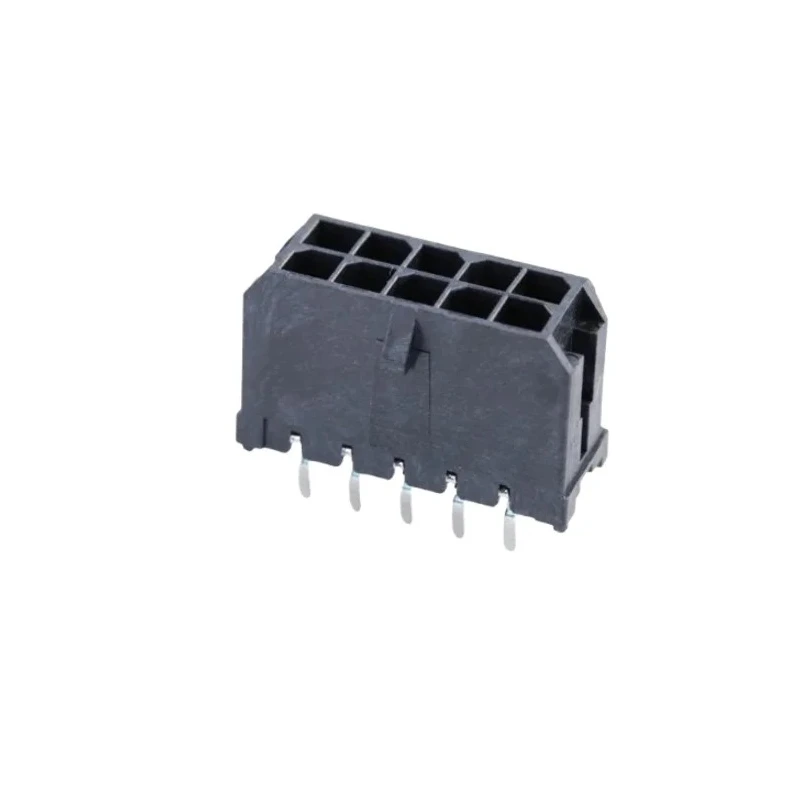 Molex Micro-Fit 3.0 Series Straight Through Hole PCB Header, 10 Contacts, 3 mm Pitch, 2 Row, Shrouded 43045-1012