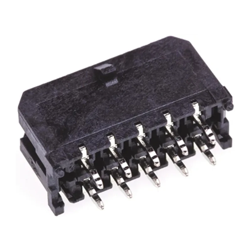 Molex Micro-Fit 3.0 Series Straight Through Hole PCB Header, 10 Contacts, 3 mm Pitch, 2 Row, Shrouded 43045-1012
