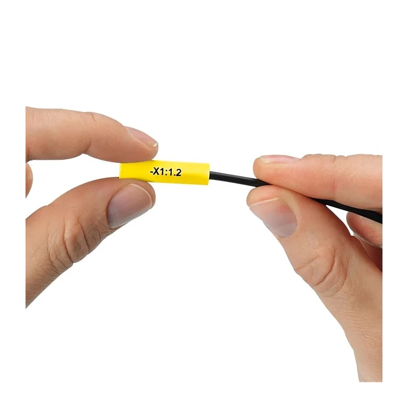 Phoenix Contact MM-WMS Cable Marker Yellow Polyolefin Shrink Sleeve for 3.2 mm to 9.5 mm Cable Diameter 1.8 m Length 1116142