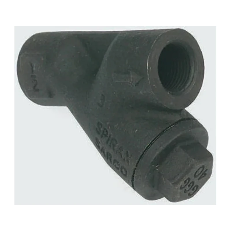 Spirax Sarco Iron Y Strainer, Iron Body, 1 in BSP Threaded Connection, 316L Stainless Steel Screen 1630200