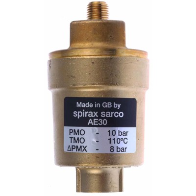 Spirax Sarco Copper Automatic Air Vent 1/2 in 1/4 in 170400