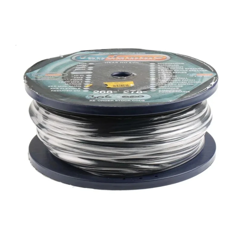 Van Damme Standard 75 Series SDI Coaxial Cable RG59 500 m 75 Ω Unterminated 7000V Rated Italy RG59