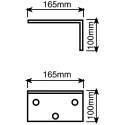 Moflash Mounting Bracket for Use With 600 Beacon, 250, 501, 500, 401, 400 50004RS
