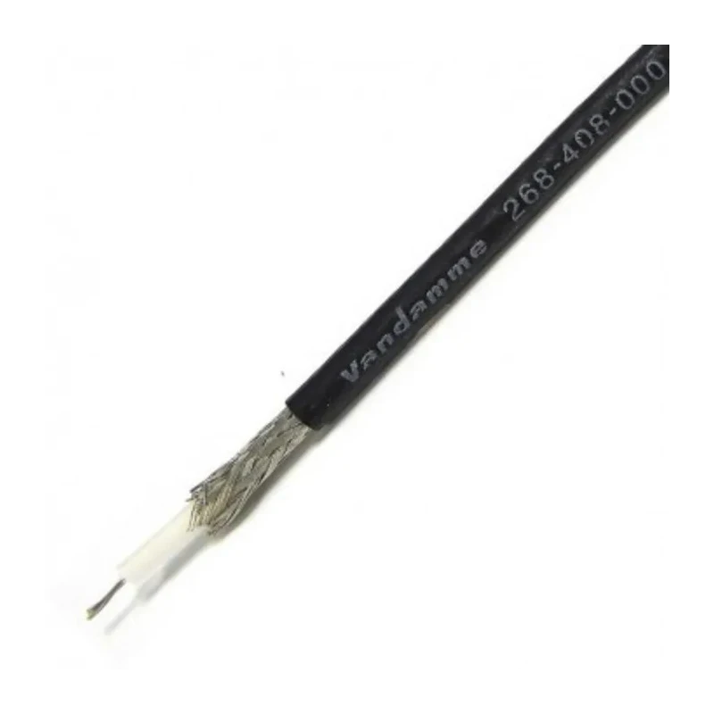 Van Damme Mini Standard 75 Series RG179 Coaxial Cable 10 m 75 Ω Unterminated 1000V PVC Jacket RG179