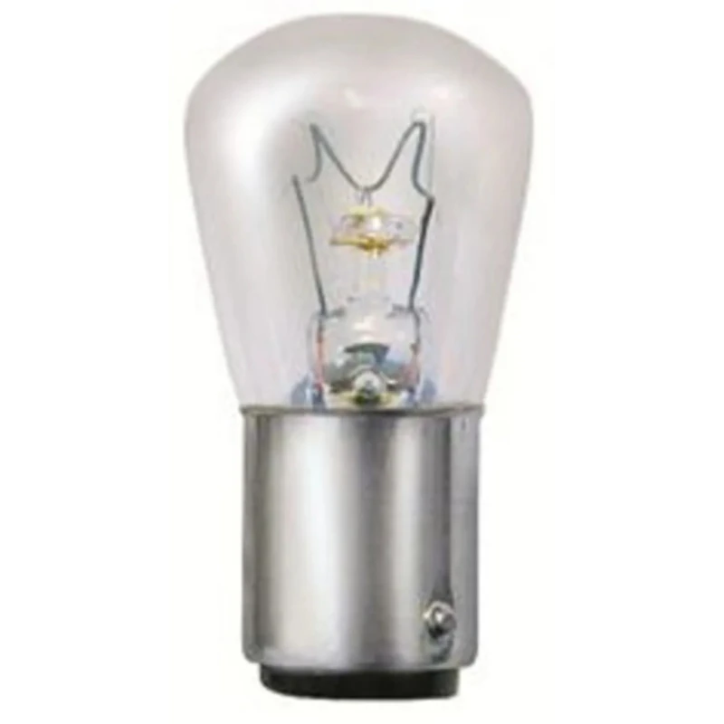 Werma Clear Incandescent Bulb 24V BA15d Lamp Base for Midi Free Standing Beacons 955.826.35