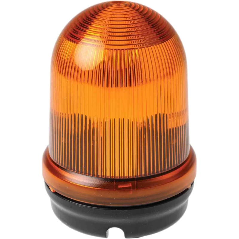 Werma BM 826 Series Yellow Beacon 24V AC/DC Steady Tube, Bracket, Base, Incandescent Bulb, IP65 