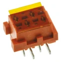 TE Connectivity Micro-MaTch Series Straight Surface PCB Socket 4-Contact 2 Row 1.27 mm Pitch 7-188275-4