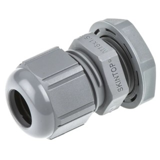 Lapp SKINTOP Series 100 Polyamide Cable Gland With Locknut M16 Thread Size, 4-10mm Cable Diameter 53111010+53119010
