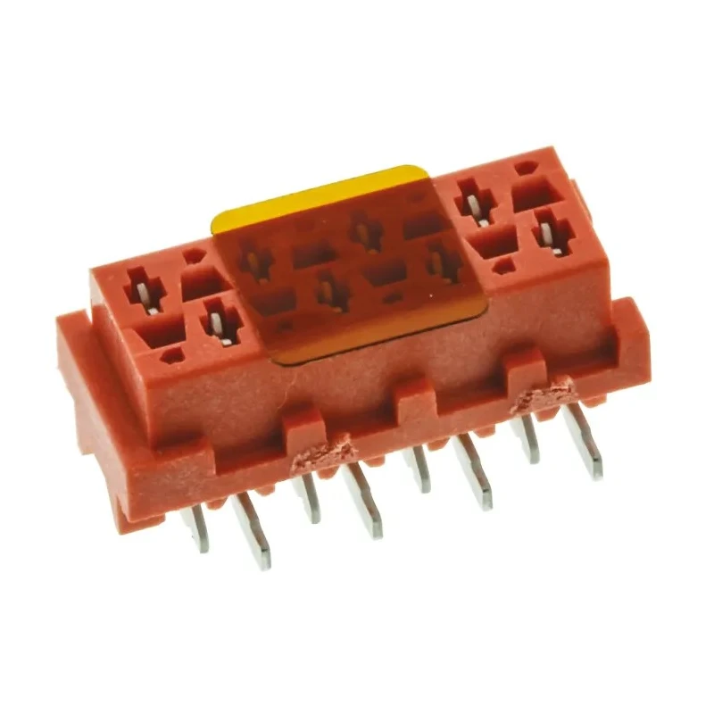 TE Connectivity Micro-MaTch Series Straight Surface PCB Socket, 8-Contact, 2 Row, 2.54 mm Pitch Solder 7-188275-8