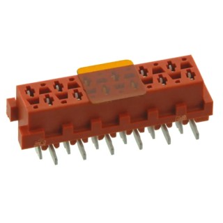 TE Connectivity Micro-MaTch Series Straight Surface PCB Socket, 12-Contact, 2 Row, 2.54 mm Pitch, 230V, 1.5A 8-188275-2