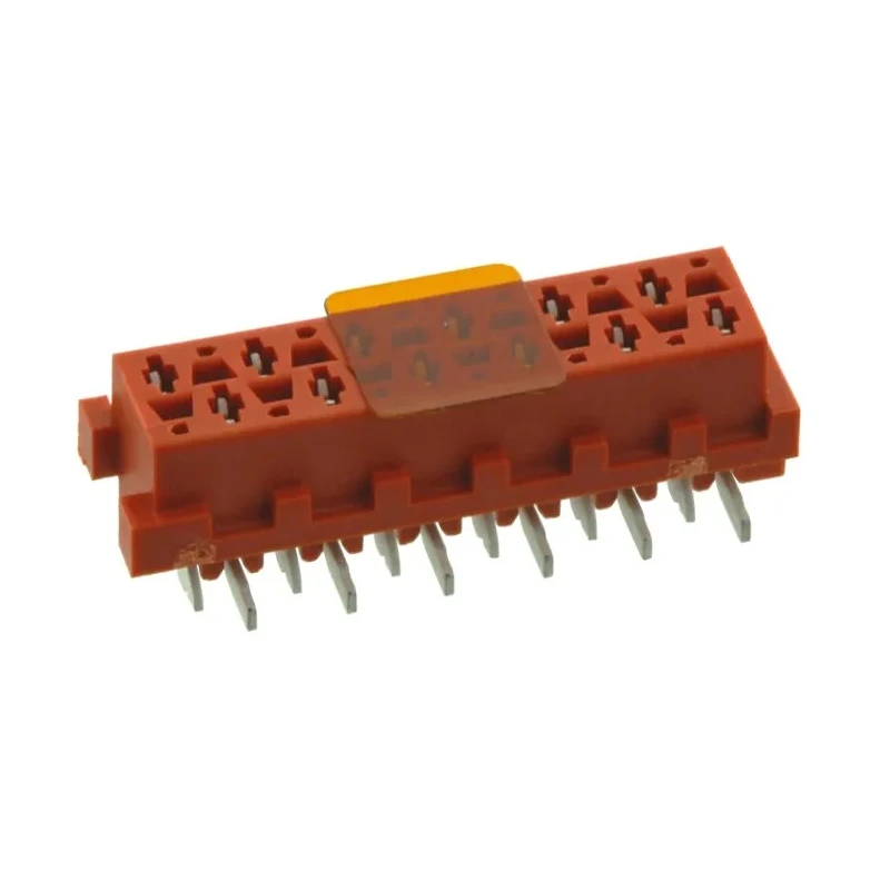 TE Connectivity Micro-MaTch Series Straight Surface PCB Socket, 12-Contact, 2 Row, 2.54 mm Pitch, 230V, 1.5A 8-188275-2