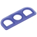 TE Connectivity Rectangular Connector Seals Blue Silicone Rubber Interface Seal 794271-1