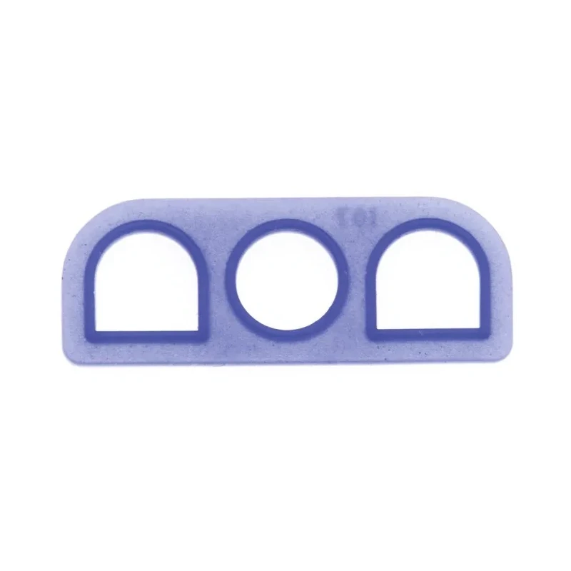 TE Connectivity Rectangular Connector Seals Blue Silicone Rubber Interface Seal 794271-1