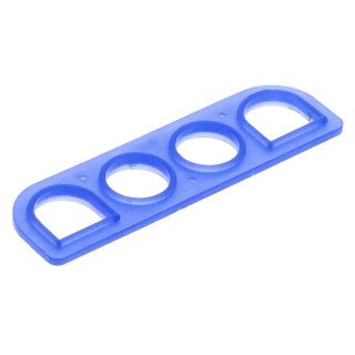 TE Connectivity Rectangular Connector Seals Silicone Rubber Blue Interface Seal for MATE-N-LOK Series 794273-1