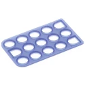 TE Connectivity Universal MATE-N-LOK Interface Seal Blue Silicone Rubber 794281-1