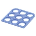 TE Connectivity Rectangular Connector Seals Interface Seal Silicone Rubber Blue MATE-N-LOK Series 794277-1
