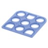 TE Connectivity Rectangular Connector Seals Interface Seal Silicone Rubber Blue MATE-N-LOK Series 794277-1
