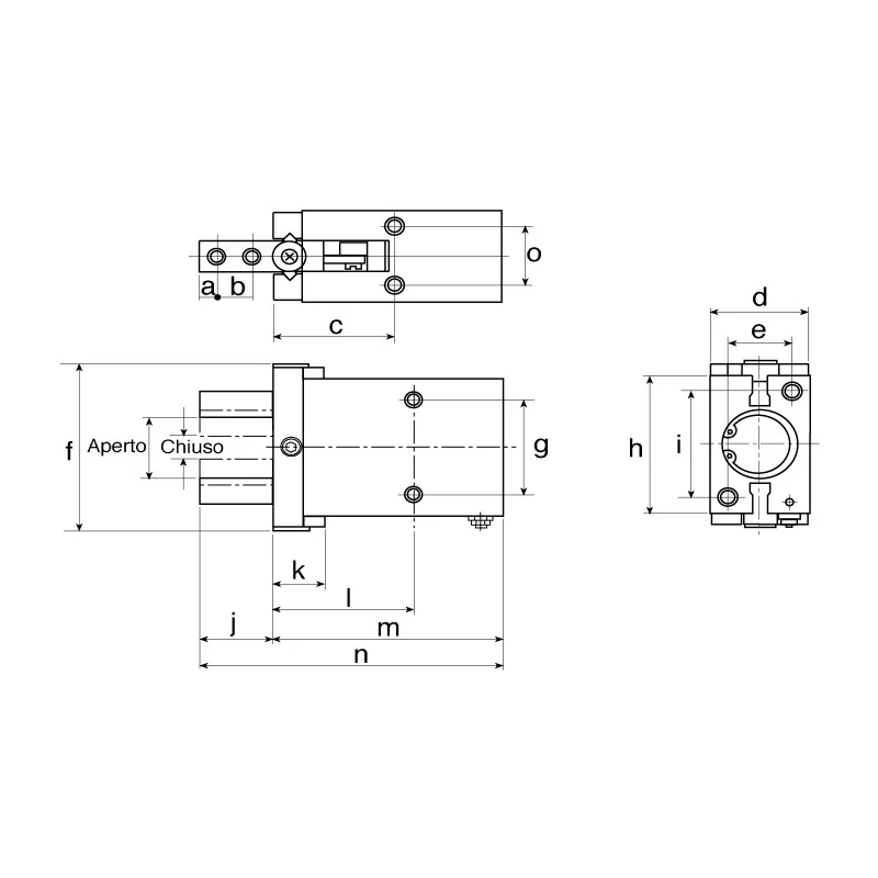 SMC 2 Finger Double Acting Action Pneumatic Gripper 20mm Bore Diameter Stroke 10mm MHZ2-20DN