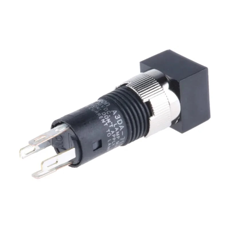 Omron Illuminated Momentary Panel Mount Push Button Switch SPST 8 mm Cutout LED Green Red White Yellow A3DA-7111
